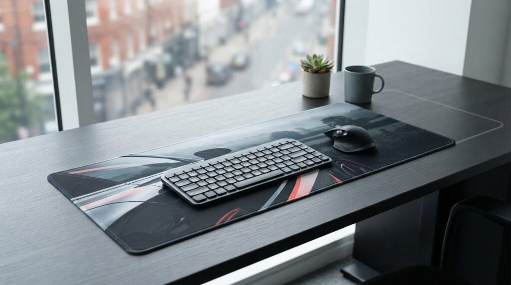 61cm x 35cm Desk Mat: A Compact Custom-Printed Fit