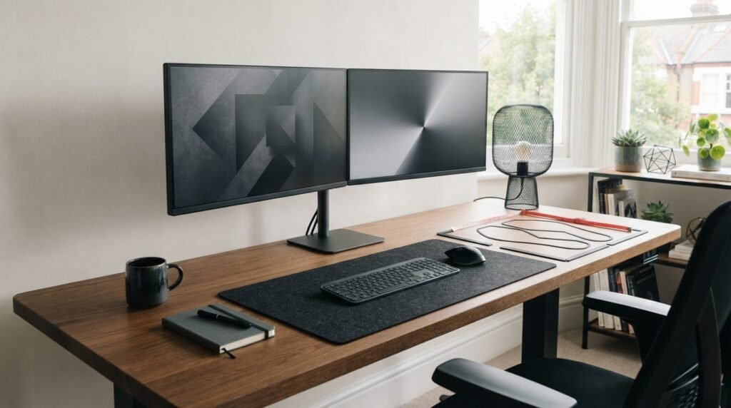 Best Desk Mat Size for Dual Monitors: Measure Your Setup
